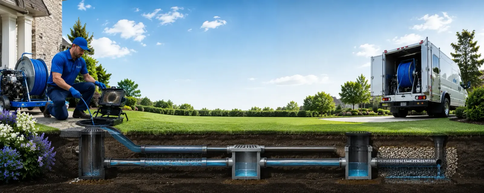 Outdoor drain cleaning information for East Meadow, NY